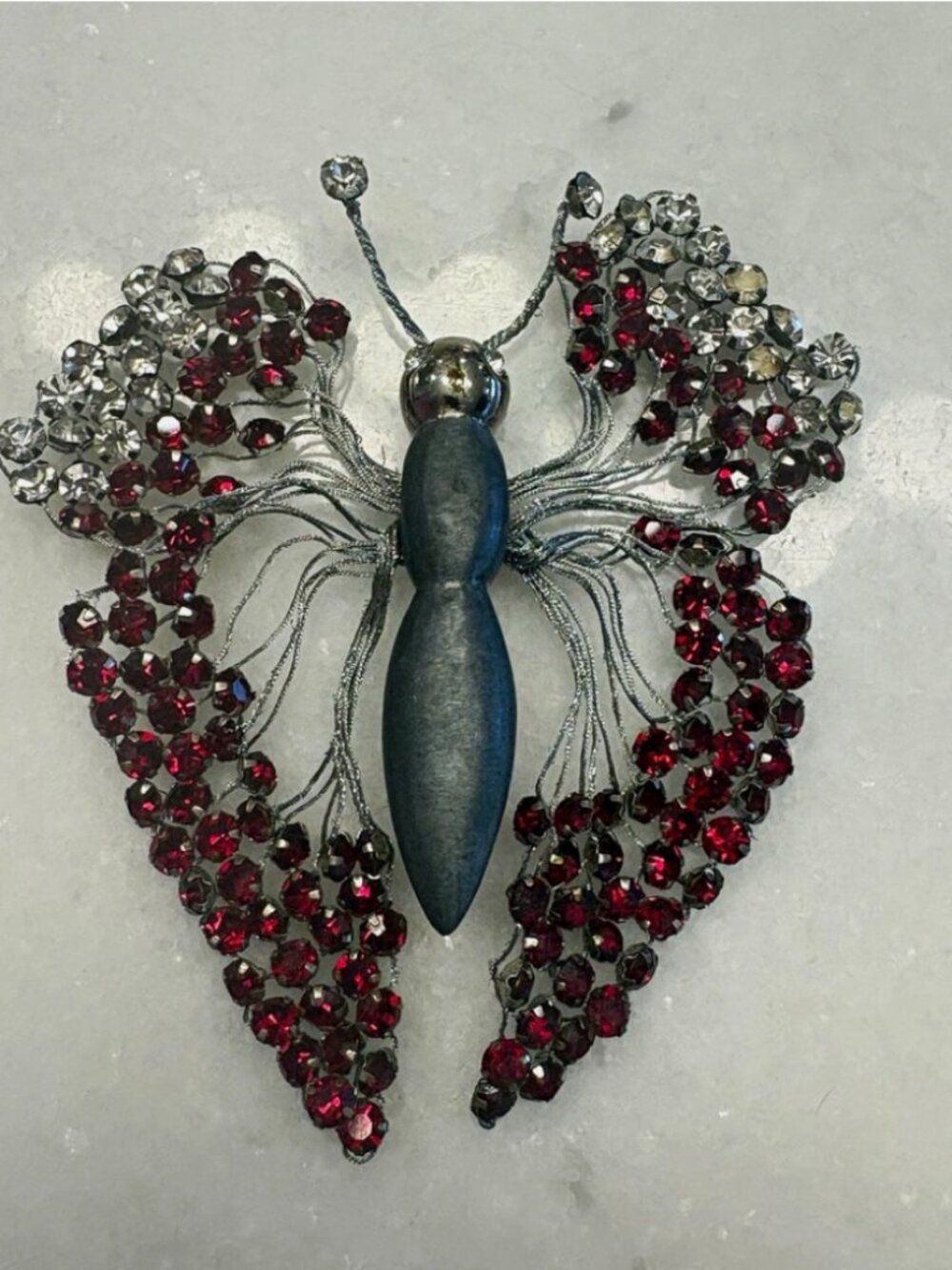 🦋 Vintage Signed Ugo Correani Articulated Butterfly Brooch 🦋